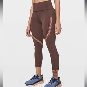 Women’s Lululemon Speed Limit Crop 23" Cherry Cola